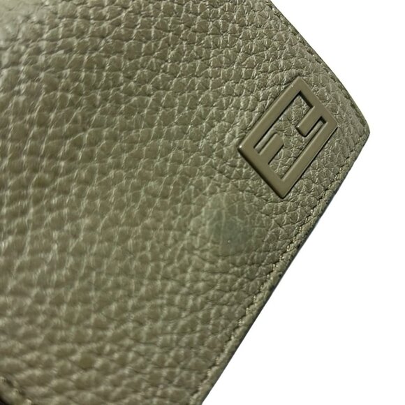 FENDI - Brown Leather Trifold Wallet 177-081225 - Picture 3 of 9